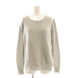 カシミヤ ニット セーター 038 グレー /ES OS