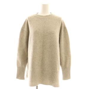 MISTO SONA CRN ニット セーター プルオーバー ウール カシミヤ混 38 グレージュ /CX