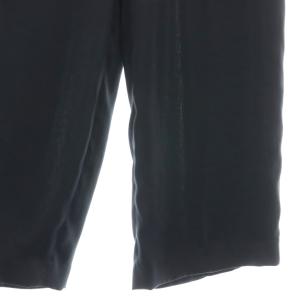 Theory 24SS Crushed Satin Wide Pull On J パンツ イージー サテン 0 ネイビー