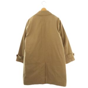MHL. COTTON NYLON CANVAS ダウンライナー付きコート ロング 2 ベージュ /HK OS