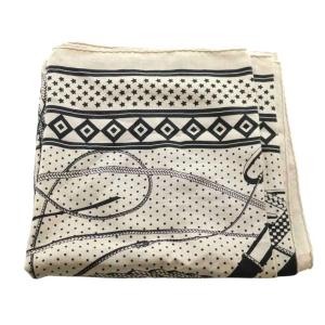 HERMES Fouets et Badines  鞭とグリップ カレ140  カレジェアン スカーフ