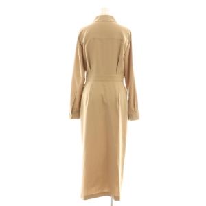 allureville 24AW ソモウライクポリカシュクールワンピース 2 ベージュ /DO OS