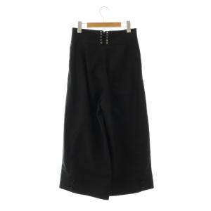3.1 phillip lim バックレースアップワイドパンツ タック 0 ブラック /HK OS SH