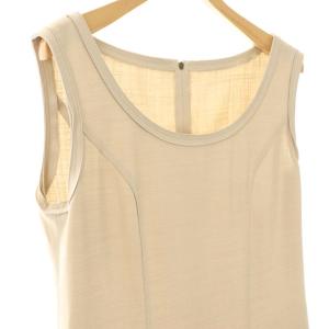 FOXEY NEW YORK リネンホイップワンピース 40 ベージュ 31924 /DO OS SH