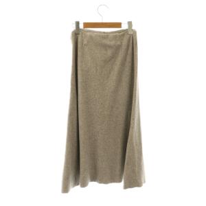 MADISONBLUE フレアスカート ロング 0 ベージュ /HK OS