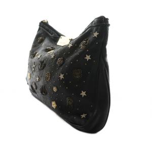 JIMMY CHOO クラッチバッグ 星座スタッズ レザー 黒 ブラック /SS OS
