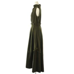 Ameri VINTAGE 24SS PINSTRIPE CONSTRUCTIVE DRESS ワンピース ロング ストライプ ノースリーブ