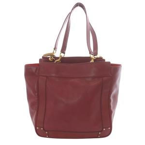 Chloe エデン トートバッグ レザー パスケース付き 赤 レッド /AQ OS OH