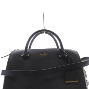 kate spade new york 2WAY ミニボストンバッグ ショルダーバッグ ハンドバッグ ロゴ 黒 ブラック /SR