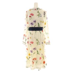 Chesty フラワーカシュクールワンピース ロング 1 ホワイト /HK OS