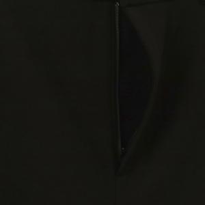 UNTITLED 近年モデル タックテーパードパンツ ストレッチ 3 ブラック /HK OS