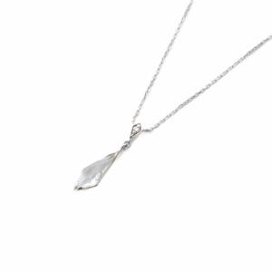 ネックレス K18WG ダイヤ0.01ct ホワイトゴールド