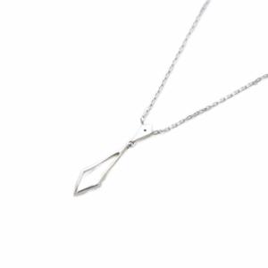 STAR JEWELRY STARJEWELRY ネックレス K18WG ダイヤ0.01ct ホワイトゴールド