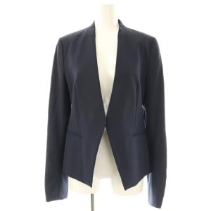 Theory TAILOR セットアップ ジャケット×パンツ ノーカラー 2 ネイビー /HK OS