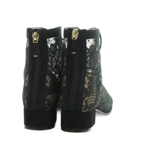 Christian Dior Naughtily-D レースアップショートブーツ 36.5 ブラック MO0822