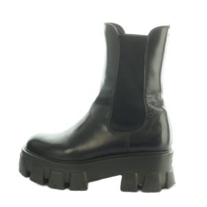 モノリス ショートブーツ 36.5 ブラック