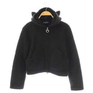 ソフトウェアハートジップアップフーディー ジャケット S ブラック 746476