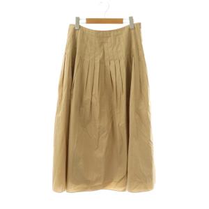 25AW Bendom Pamy Skirt タックスカート フレアスカート ロング 038 ベージュ