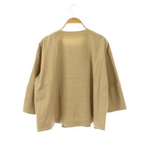 theory luxe 25SS Lush Linen Khloe Jacket ジャケット 薄手 リネン混 38 ベージュ /DO