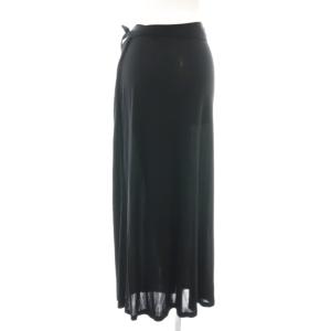 KENZO ラップ巻き風スカート タイト 38 ブラック /CX OS