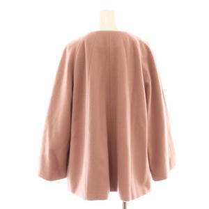 Reflect ラグランクロップドスリーブコート ショート ノーカラー 13 ピンク /AT OS