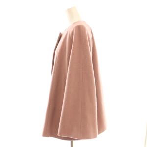 Reflect ラグランクロップドスリーブコート ショート ノーカラー 13 ピンク /AT OS