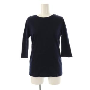 Sabrina バックジップカットソー 五分袖 0 ネイビー /DF OS