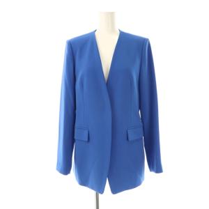 ANAYI セットアップ パンツスーツ ストレッチクロスベルト付き ジャケット セミワイド 38 ブルー /ES OS