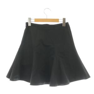 VALENTINO サーキュラー ミニスカート 36 ブラック 黒 フレア /DF OS