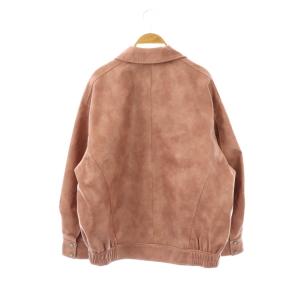 Lily Brown LilyBrown 24AW ヴィンテージ フェイクレザーブルゾン ジャケット F ピンクブラウン /ES OS