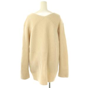 EVERYDAY I LIKE 24AW Lia V/N sweater ニット セーター 長袖 カシミヤ混 オフホワイト /HK OS