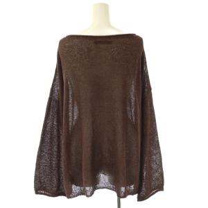 Framework 24AW ウォッシャブルニュアンスワイドプルオーバーニット カットソー F 茶 ブラウン /AT OS
