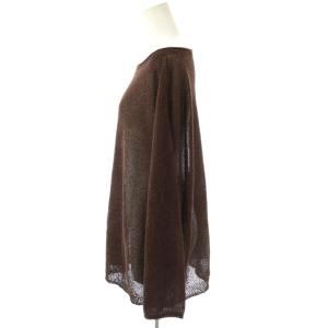 Framework 24AW ウォッシャブルニュアンスワイドプルオーバーニット カットソー F 茶 ブラウン /AT OS
