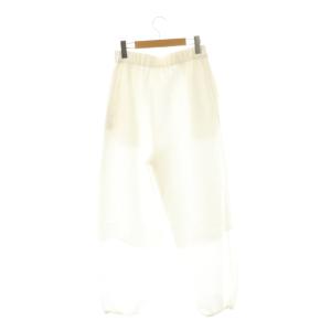 ADORE 25SS ドビーメッシュパンツ バルーンパンツ ジョガーパンツ 36 ホワイト /ES OS