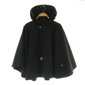 撥水ポンチョジャケット L ブラック DM8527-010