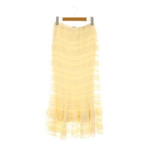 25SS ティアードマーメイドスカート ロング 1 オフホワイト /DF OS