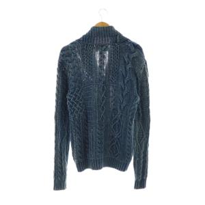 Polo by Ralph Lauren ケーブル編みニットカーディガン S ネイビー /ES OS