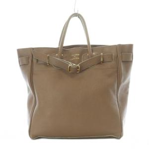 フレームワーク別注 トートバッグ レザー 本革 ベルト 茶色 ブラウン /RI OS