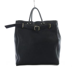 フレームワーク別注 エンボスレザー トートバッグ ベルト 黒 ブラック /RI OS