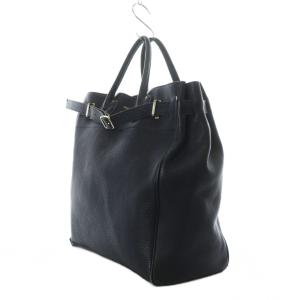 YOUNG & OLSEN フレームワーク別注 エンボスレザー トートバッグ ベルト 黒 ブラック /RI OS