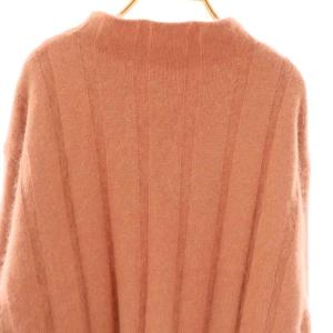 LE CIEL BLEU アンゴラ混モックネックニット セーター プルオーバー 36 スモークピンク /CX OS