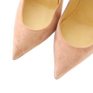 Christian Louboutin パンプス ポインテッドトゥ ピンヒール ハイヒール スエード 35 22.0cm ピンク /MI OS