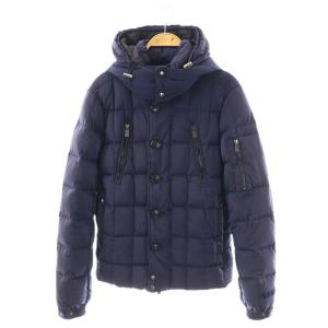 TARAZED N-2B TYPEダウンジャケット ジップアップ フード 総裏地 2 ネイビー MTA14A462