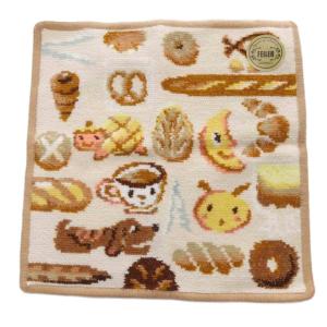 ラブラリーバイフェイラー ×カレルチャペック紅茶店 ベーカリーフレンズ ハンカチ タオル ベージュ /YO19