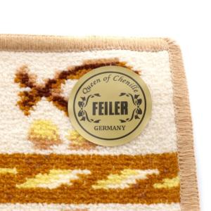 FEILER ラブラリーバイフェイラー ×カレルチャペック紅茶店 ベーカリーフレンズ ハンカチ タオル ベージュ /YO19