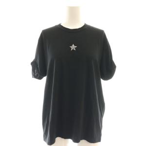 Tシャツ カットソー XS 黒 ブラック スタービジュー 6J0173 /DF OS