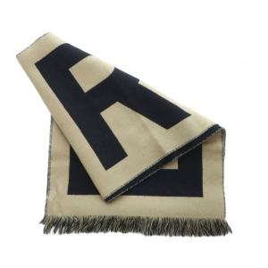 BURBERRY マフラー ウール ベージュ ブラック 8035525