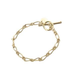 PHILIPPE AUDIBERT PHILIPPEAUDIBERT チェーンブレスレット ロゴ ゴールド色 /SR