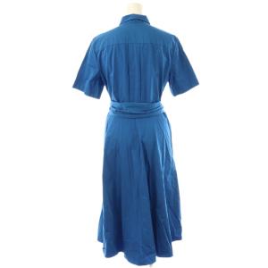 HERMES ゴルチエ期 シャツワンピース 36 ブルー