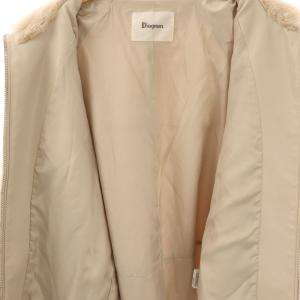 Diagram GRACE CONTINENTAL 24AW ウールボアブルゾン 36 ピンク